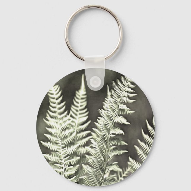 Fern Artistic Abstract Key Ring (Front)