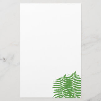 fern branch stationary stationery