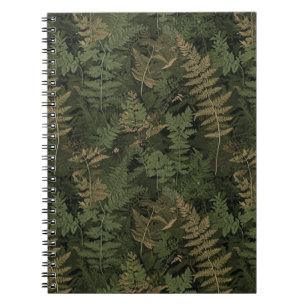 Fern Camouflage Suit Notebook