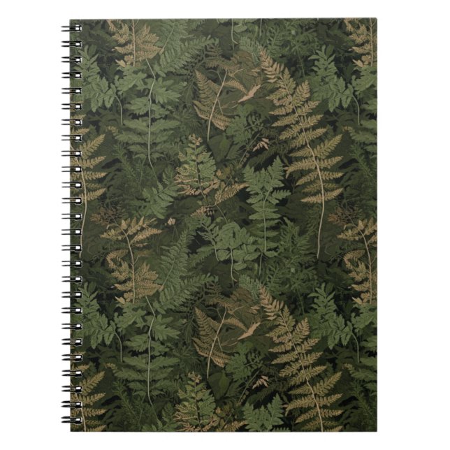 Fern Camouflage Suit Notebook (Front)