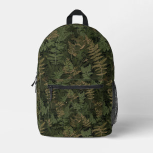 Fern Camouflage Suit Printed Backpack