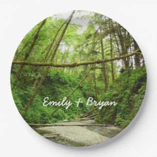 Fern Canyon I at Redwood National Park Paper Plate