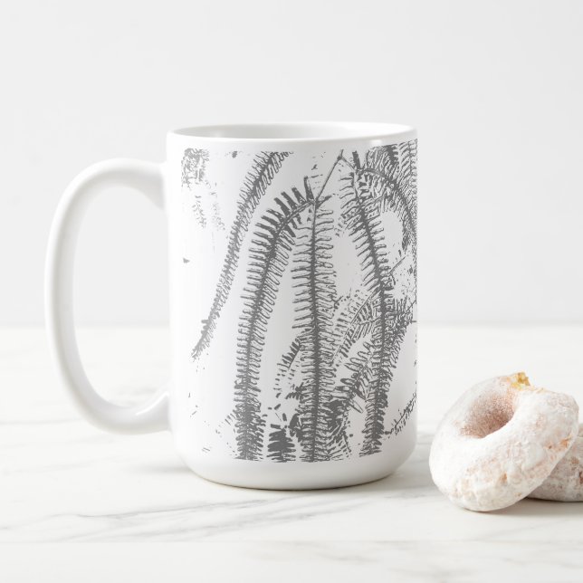 Fern  coffee mug (With Donut)