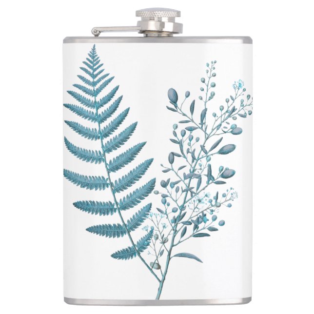 Fern designed flask (Front)