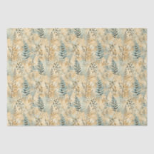 Fern & Eucalyptus Skeleton Leaf Decoupage Paper