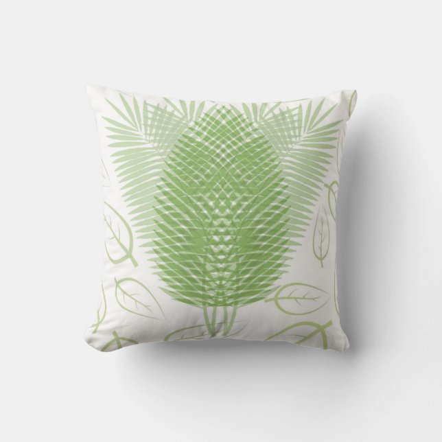 Fern Forest Reversible Design Cushion (Front)