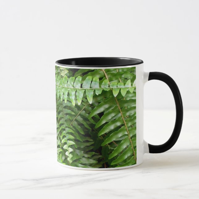 Fern Fronds I Green Nature Mug (Right)