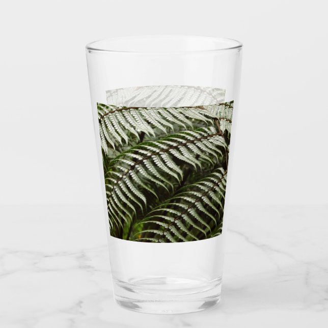 Fern Fronds II Dark Green Nature Glass (Front)