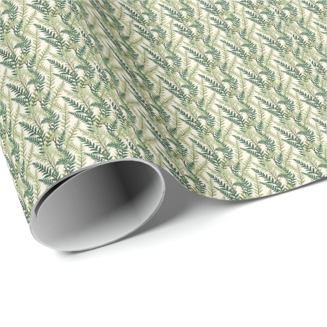 Fern Fronds Wrapping Paper (Roll Corner)