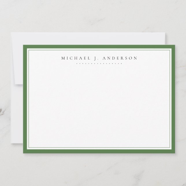 Fern Green Professional Correspondence     Card (Front)