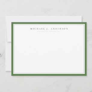 Fern Green Professional Correspondence     Card