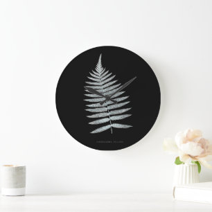 Fern - Gymnogramma Villosa - X-ray effect - 06 Large Clock