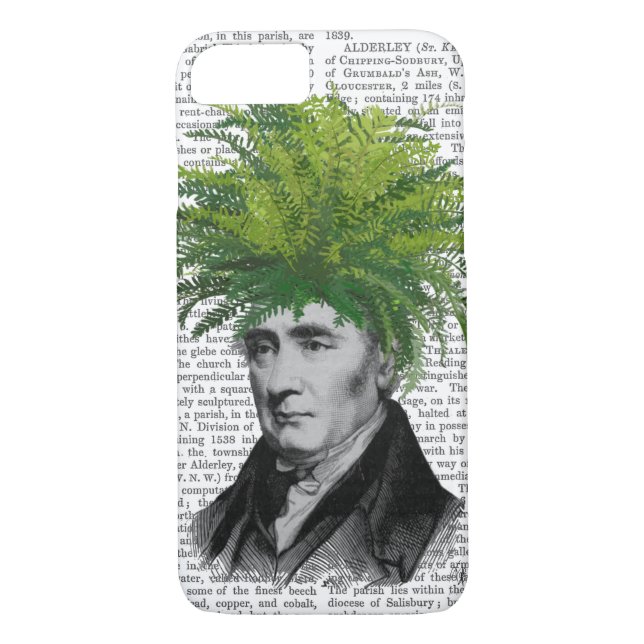Fern Head Plant Head Case-Mate iPhone Case (Back)
