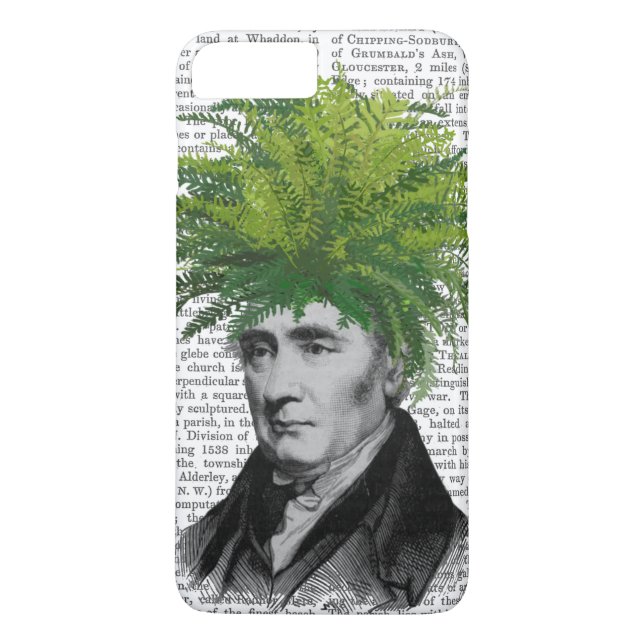Fern Head Plant Head Case-Mate iPhone Case (Back)