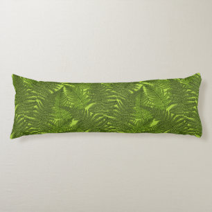 Fern in green body cushion