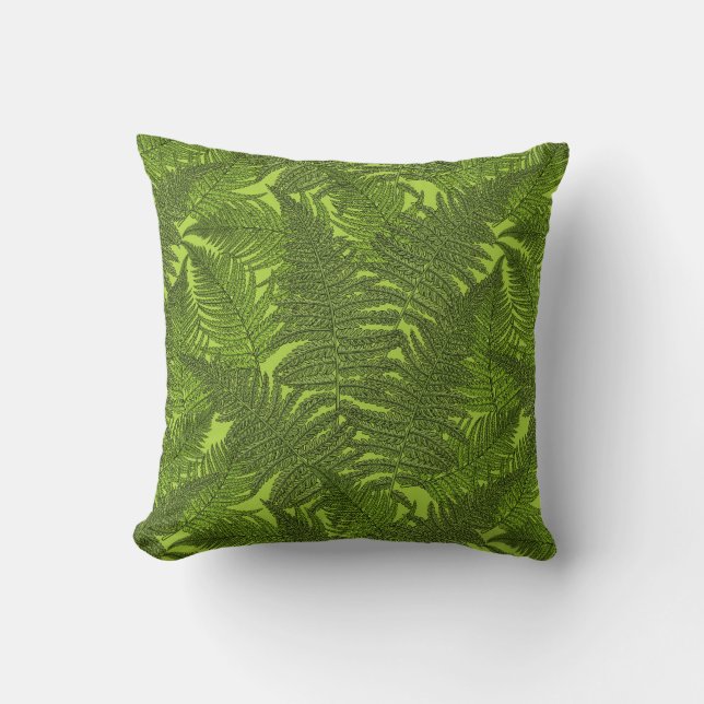 Fern in green cushion (Front)