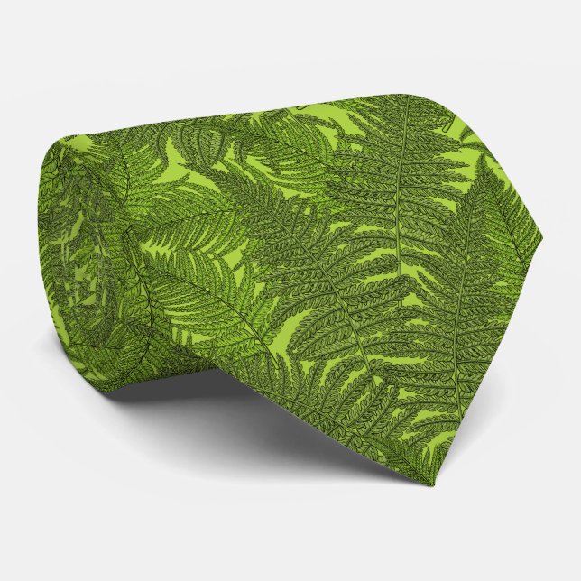 Fern in green tie (Rolled)