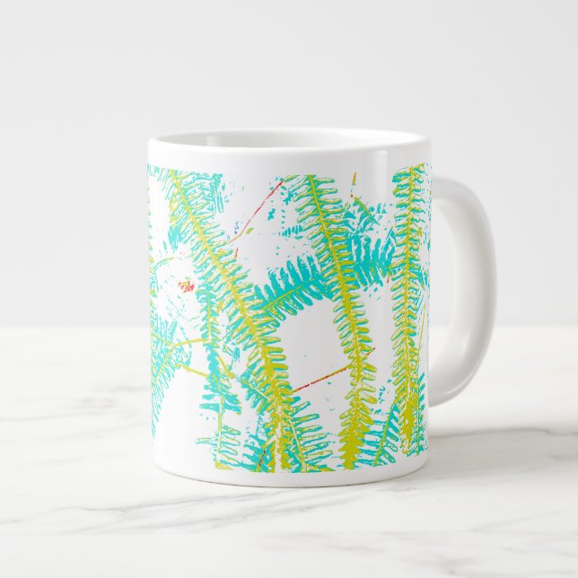 Fern Large Coffee Mug (Front Right)