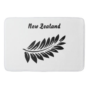 Fern leaf bath mat