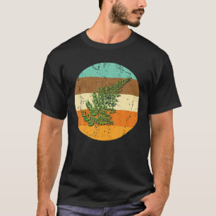 Fern Leaf Botanical Vascular Plants Green Flowerle T-Shirt