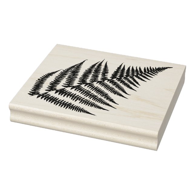 Fern Leaf Stano Rubber Stamp (Stamp)