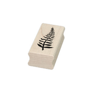 Fern Leaf Wood Art Stamp
