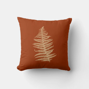 Fern Leaves Fall Autumn Cushion