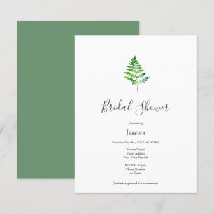 Fern Leaves Invitation