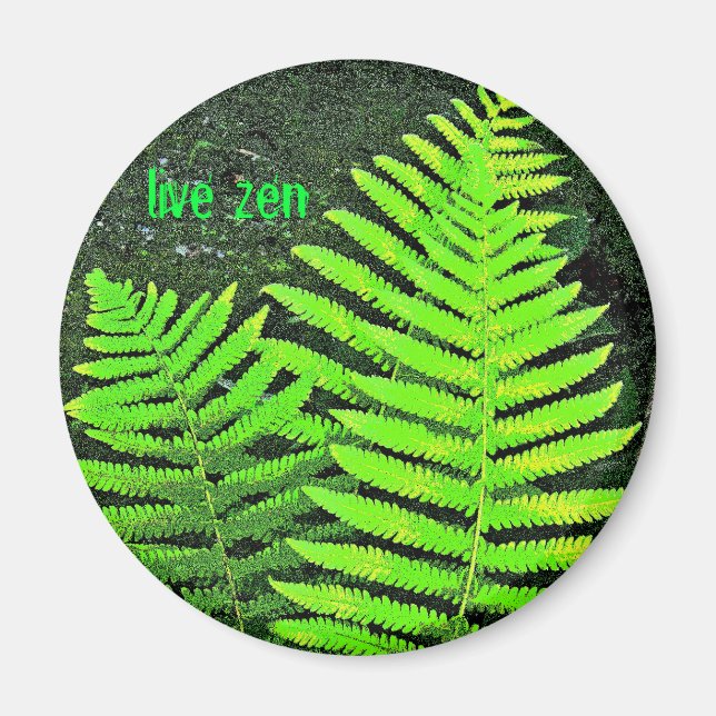 fern live zen magnet (Front)