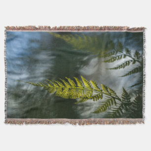 Fern Nature Photo Throw Blanket