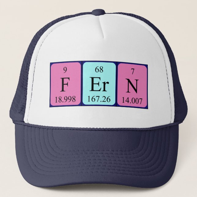 Fern periodic table name hat (Front)