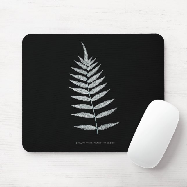 Fern - Polypodyum Fraxinifolium - X-ray effect -08 Mouse Mat (With Mouse)