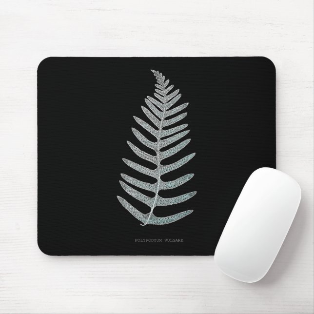 Fern - Polypodyum Vulgare - X-ray effect - 09 Mouse Mat (With Mouse)