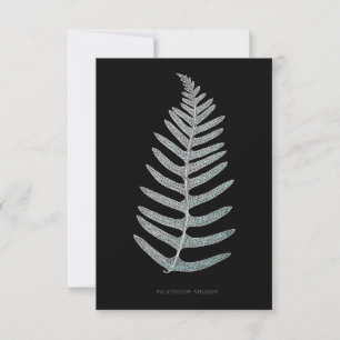 Fern - Polypodyum Vulgare - X-ray effect - 09 Thank You Card