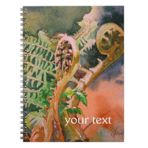 Fern Unfurling Watercolor Fine Art Notebook