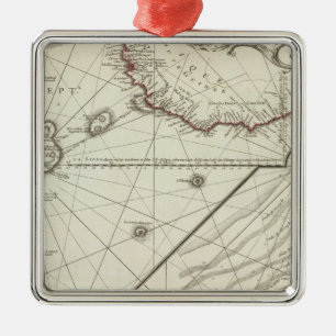 Fernand de Noronha Island Metal Tree Decoration