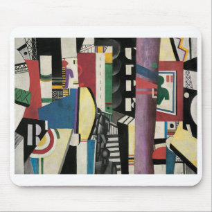 Fernand Léger, The City, 1919, Modern Postcard Mouse Mat