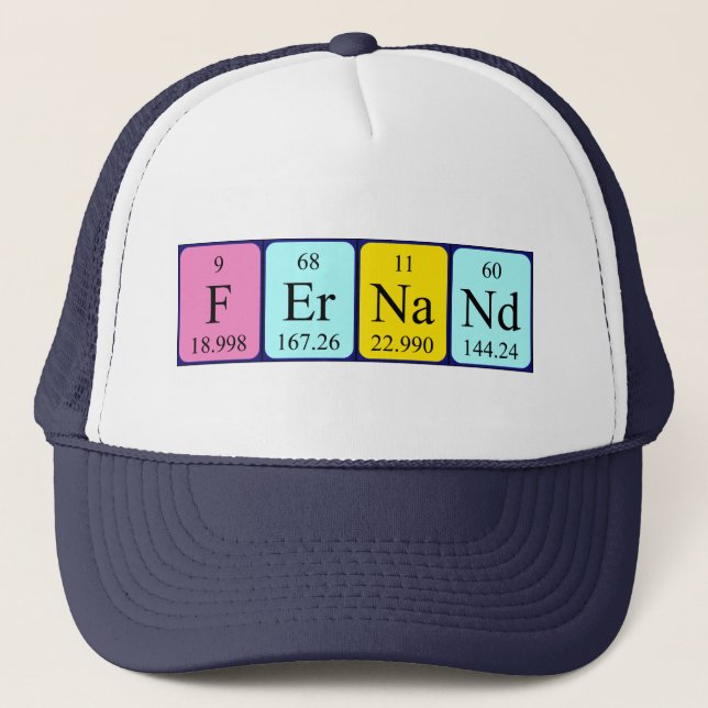 Fernand periodic table name hat (Front)