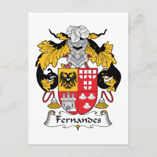 Fernandes Family Crest Postcard