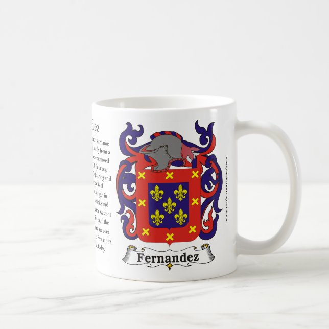 Fernandez Family Coat of Arms Mug (Right)