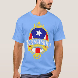 Fernandez Family Puerto Rico Flag T-Shirt