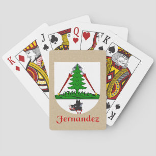 Fernandez Heraldic Shield Playing Cards