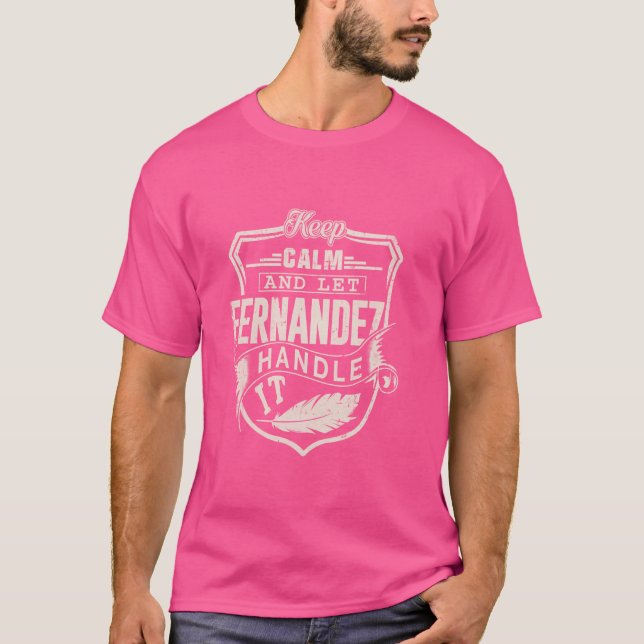 Fernandez Last Name Shirt Fernandez Name Birthday (Front)