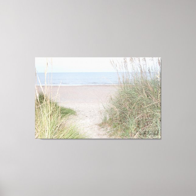 Fernandina Beach Access Canvas Print (Front)