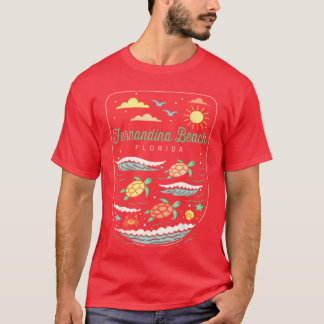 Fernandina Beach FL Cute Beach Vacation Sea Turtle T-Shirt
