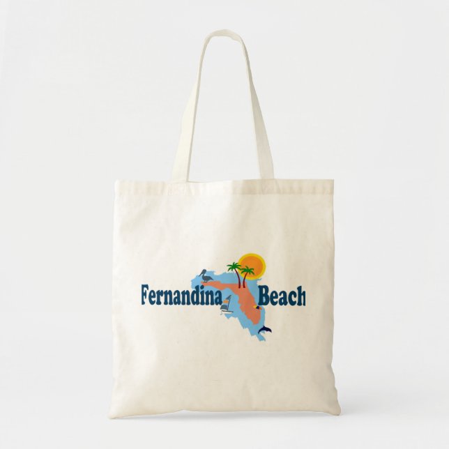 Fernandina Beach. Tote Bag (Front)