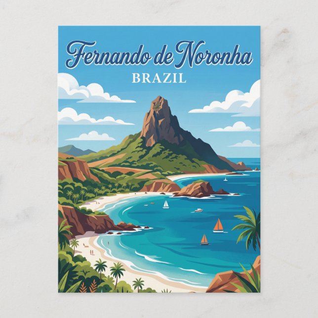 Fernando de Noronha Brazil Postcard (Front)