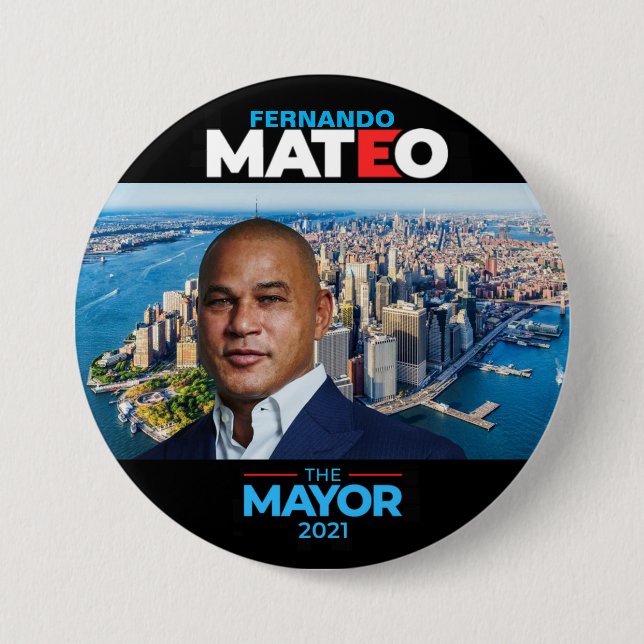 Fernando Matero for Mayor 7.5 Cm Round Badge (Front)
