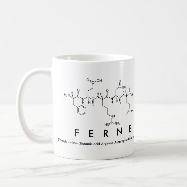 Ferne peptide name mug (Left)