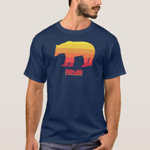 Fernie British Columbia Rainbow Bear T-Shirt